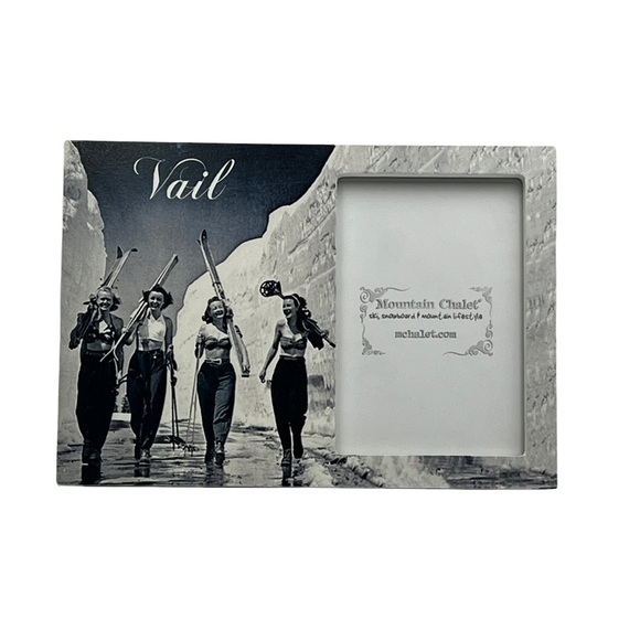 MOUNTAIN CHALET "Girls Gone Skiing" Picture Frame - Picture 1 of 3